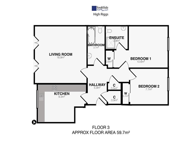 Property to rent in Tollcross, EH3, High Riggs properties from Citylets ...